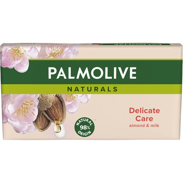 PALMOLIVE PASTILLA LECHE ALMENDRA 3X90G