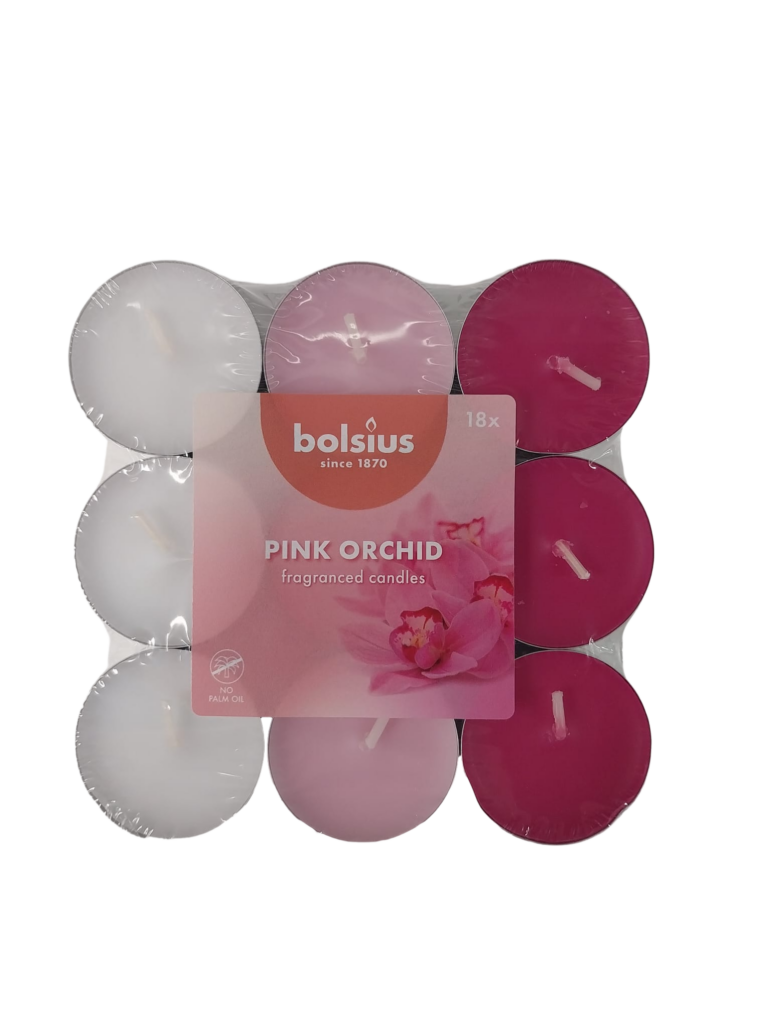 FISURA VELAS MINI ORQUIDEA ROSA 18U