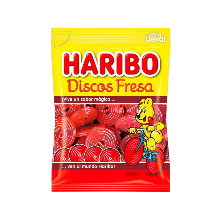 HARIBO DISCOS FRESA 80GR
