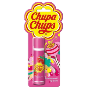 CHUPA CHUPS BAUME À LÈVRES FRAISE