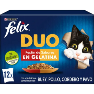 FELIX FANTASTICS DÚO FESTÍN SABORES 12X85G