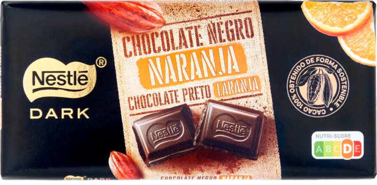 NESTLE DARK CHOCO NEGRO NARANJA 120G