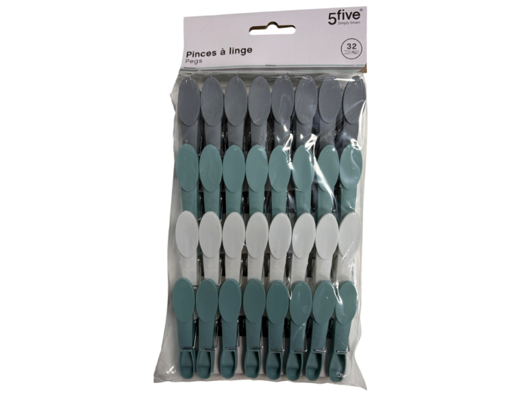 5FIVE SET 32 PINZAS REDONDAS DE COLORES