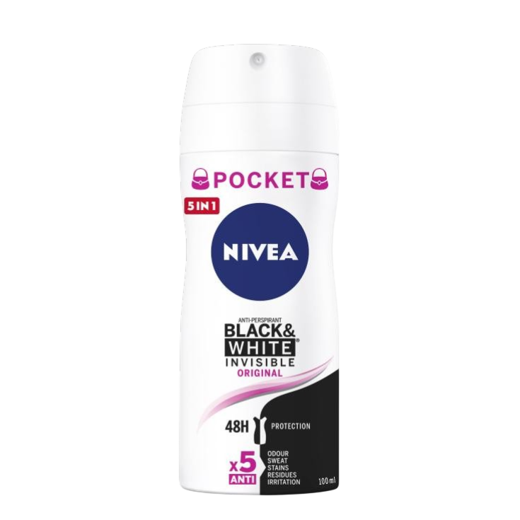 NIVEA DEO SPRAY WOMEN B&W ORIGINAL 100ML