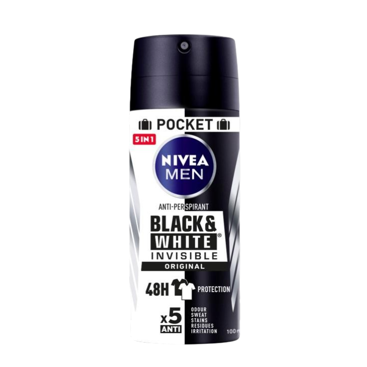 NIVEA DEO SPRAY MEN B&W ORIGINAL 100ML