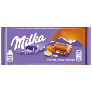MILKA CHOCOLATE CACAHUETE CARAMELO 90G