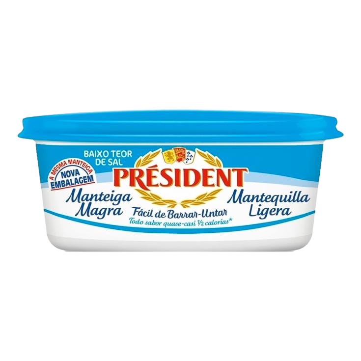 PRESIDENT MANTEQUILLA LIGERA 250G