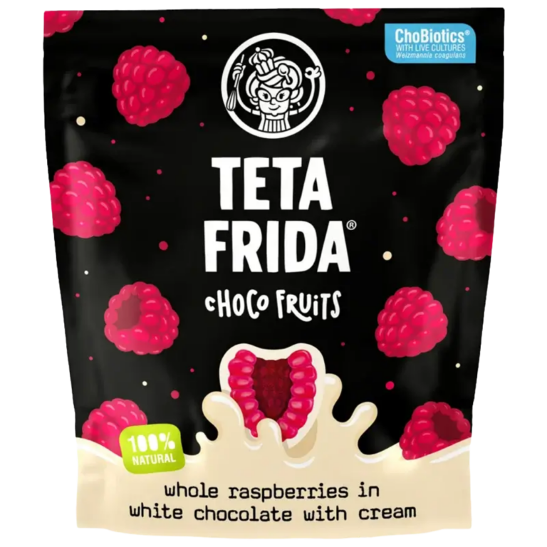 CHOCO FRUITS FRAMBUESAS CHOCO BLANCO 100