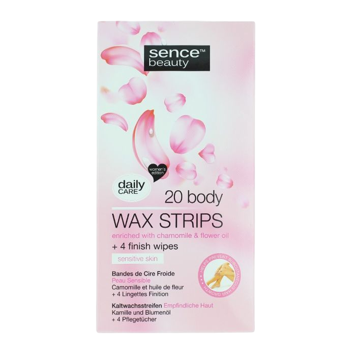 SENCE BANDAS CERA CORPORALES 20U