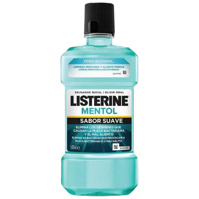 LISTERINE ZERO MENTA SUAVE 500ML