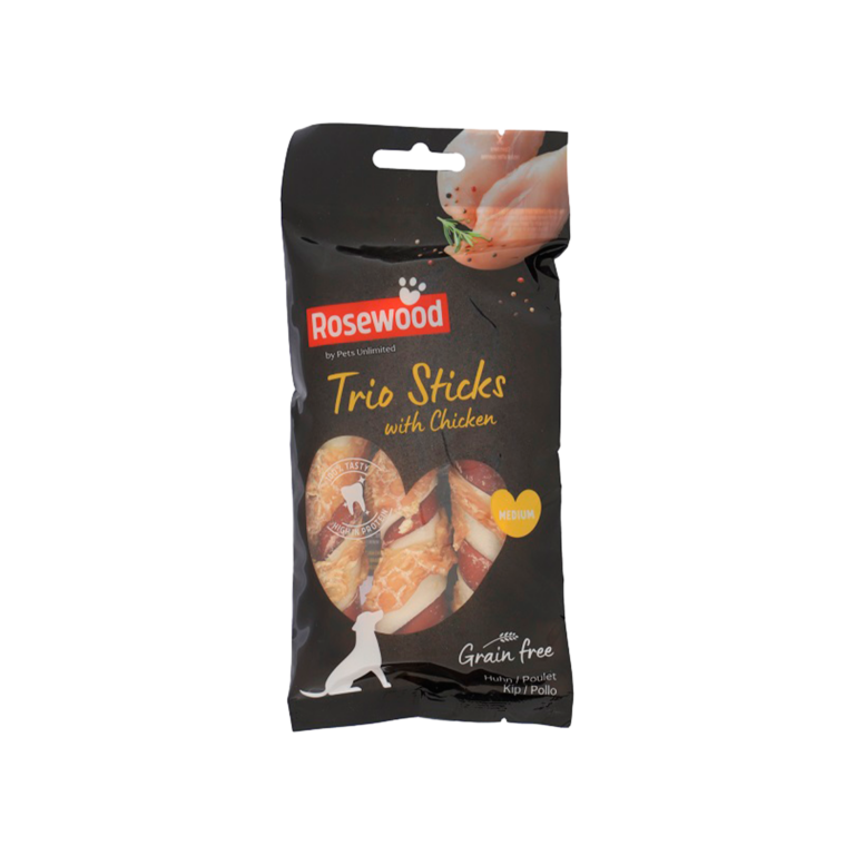 ROSEWOOD SNACK ADULTO PALITOS POLLO 300G