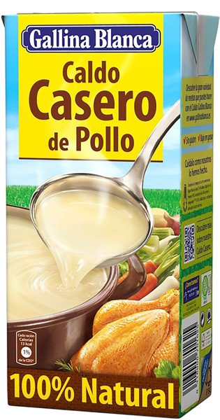 GALLINA BLANCA CALDO CASERO POLLO 1L