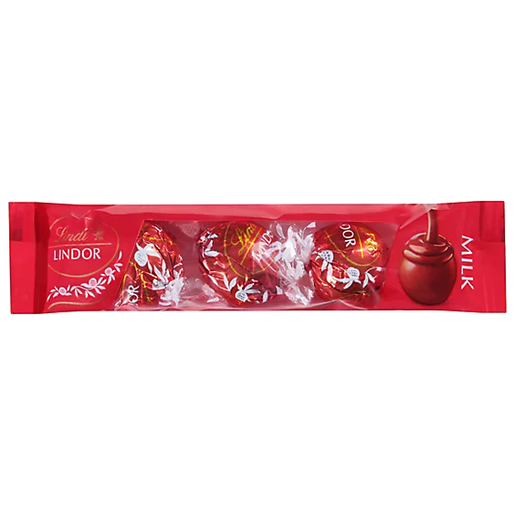 LINDT BOMBONES LECHE TRÍO 37G