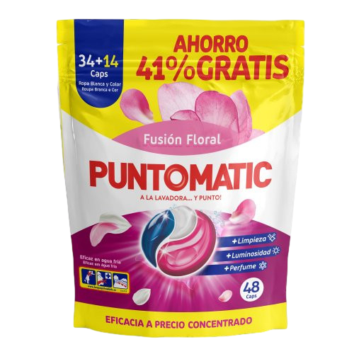 PUNTOMATIC DET CAPS FUSIÓN FLORAL 34+14D