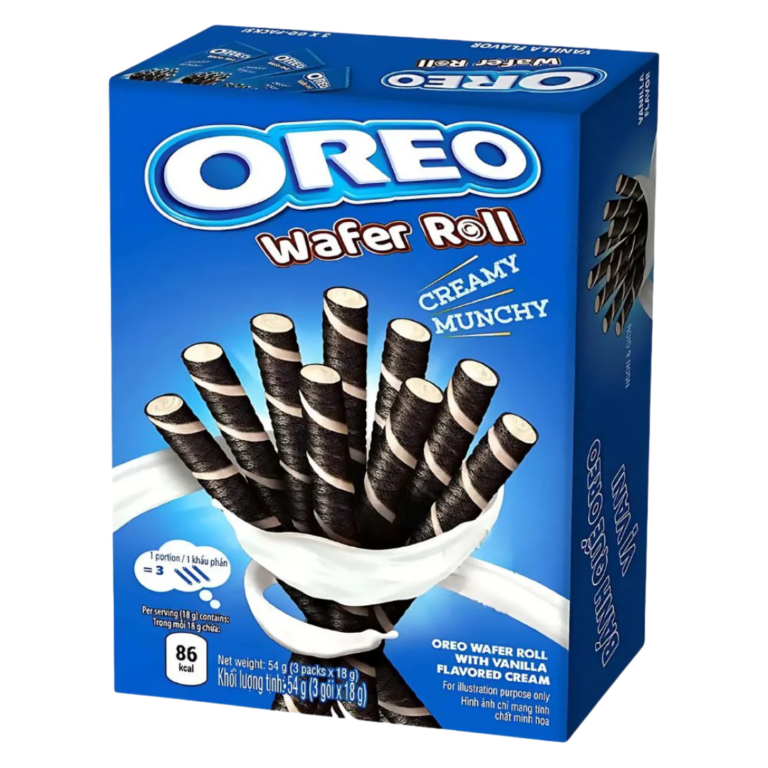 OREO VANILLA WAFER ROLLS 54G