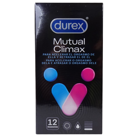 DUREX PRESERVATIVOS MUTUAL CLIMAX 12 UDS
