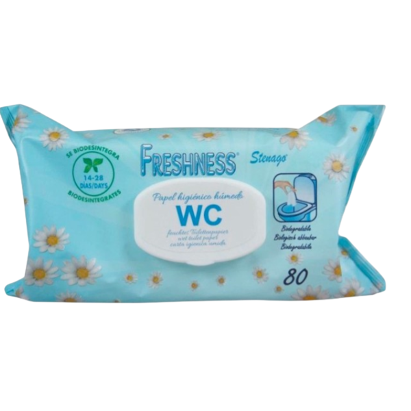 FRESHNESS PAPEL HIGIÉNICO HÚMEDO 15UDS