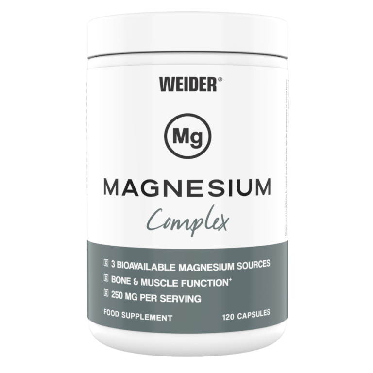 WEIDER MAGNESIO 120 CÁPSULAS 91G
