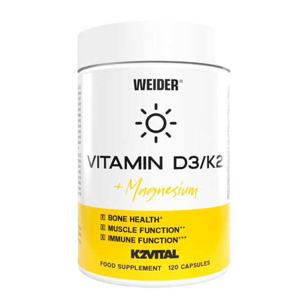 WEIDER VITAMINA D3/K2 + MAGNESIO 120CAP