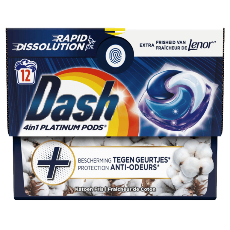 DASH CAPSULES PLATINUM 4EN1 12 PODS