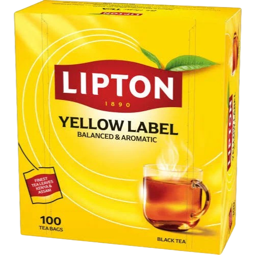 LIPTON TE NEGRO YELOW LABEL 100 UDS 150G