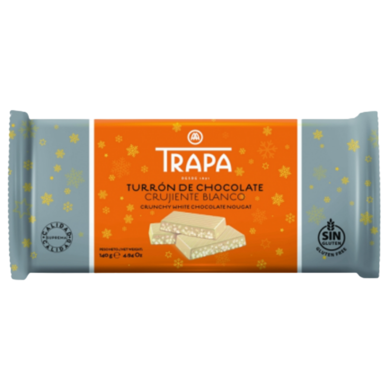 TRAPA NOUGAT CHOCOLAT BLANC 140G
