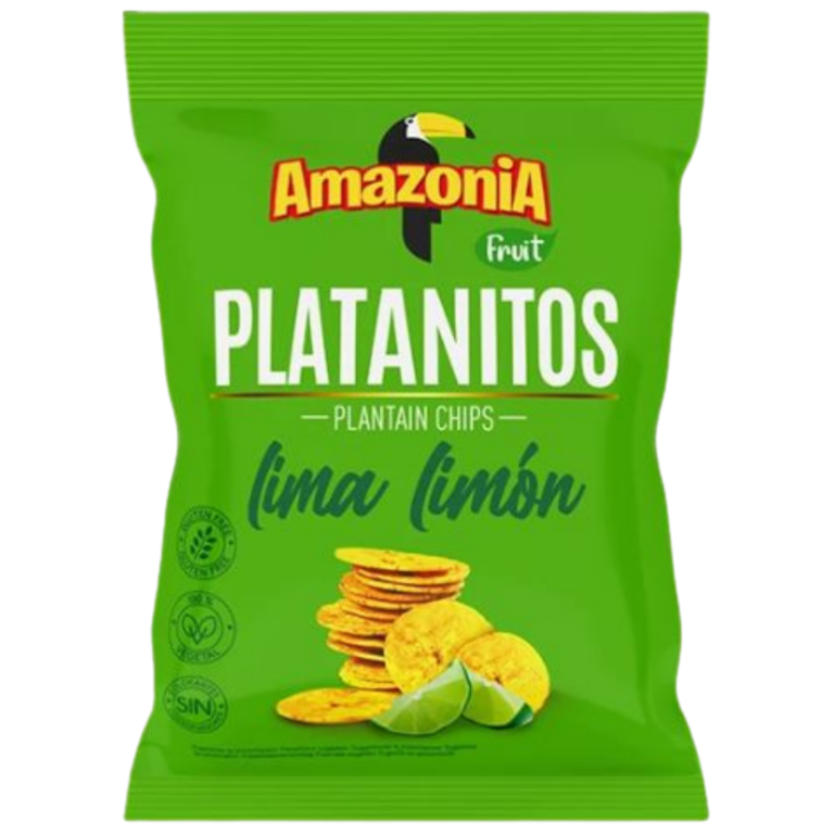 AMAZONIA PLATANITOS LIMA LIMON 75G