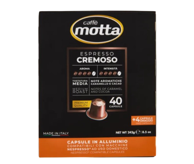 MOTTA ESPRESSO CREMOSO CAP NESPRES 40UDS