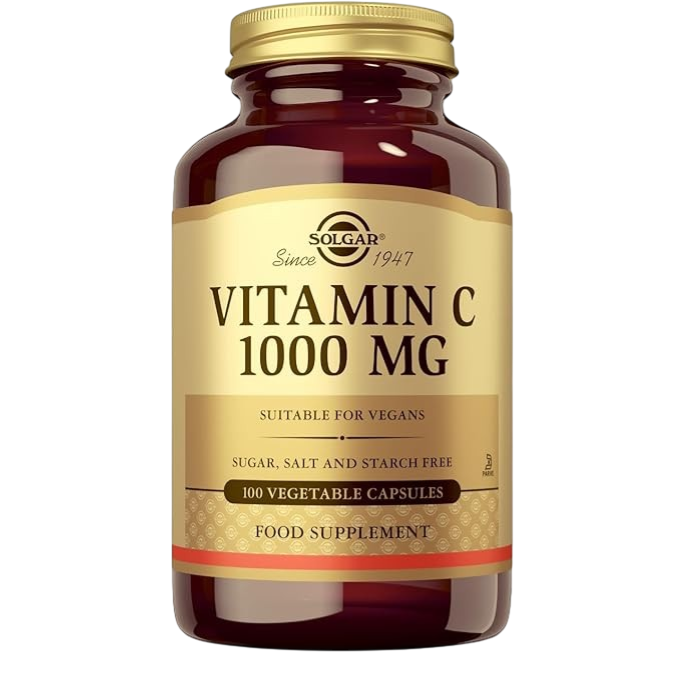 SOLGAR VITAMINA C 1000MG 100C 117,5G