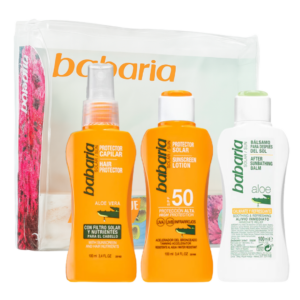 BABARIA CONJUNTO DE VIAGEM PROTEÇÃO SOLAR 3UN