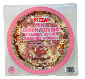 NATURACCI PIZZETA JAMÓN Y QUESO 220G