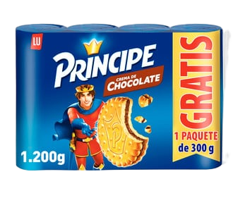 PRINCIPE GALLETA CON CHOCOLATE PACK 1200 GR
