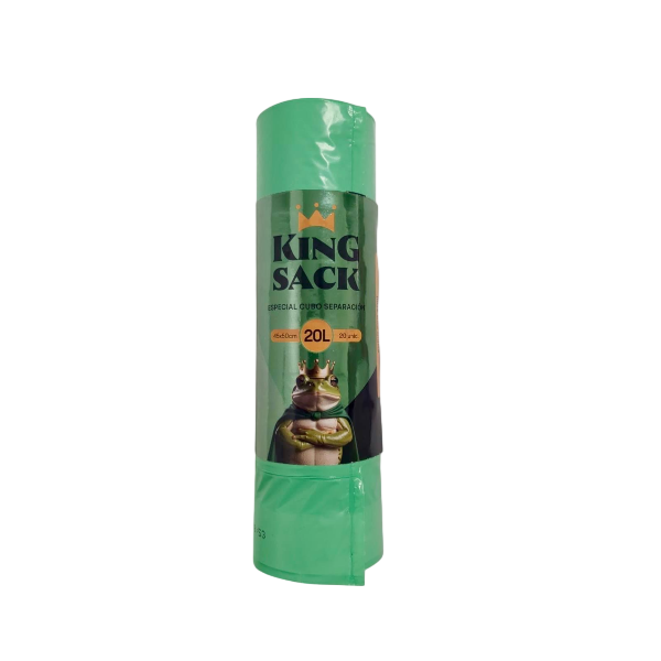 KING SACK BOLSA BASURA VERDE 20L CUBO SE
