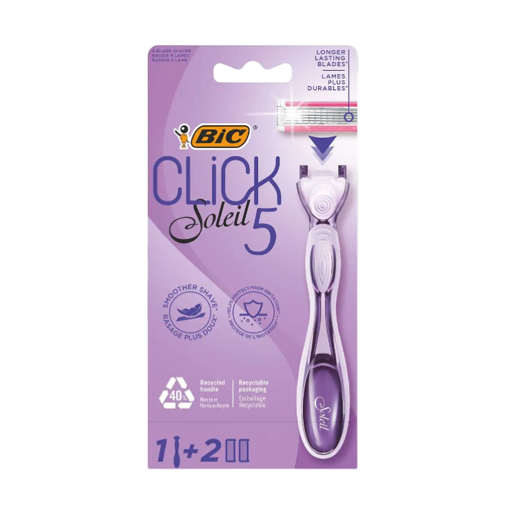 BIC CLICK SOLEIL 5 MAGO+ 2 RECAMBIOS