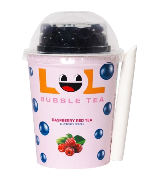 LOL BUBBLE TEA RASPBERRY PERLAS 275ML