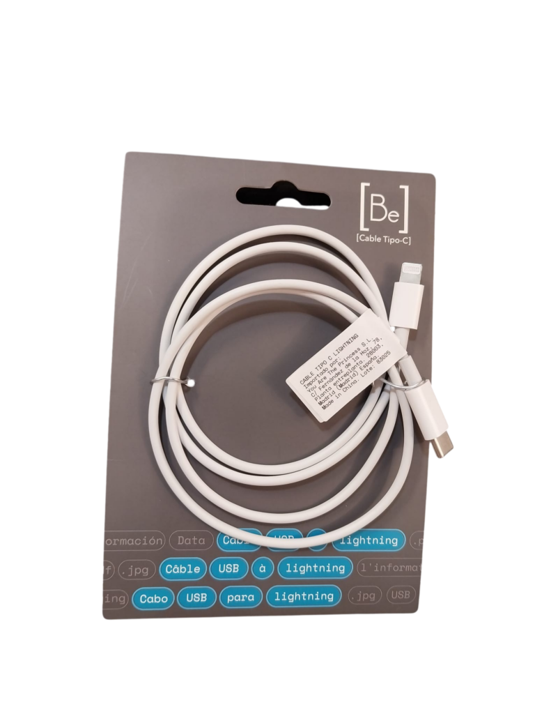 BE CABLE TIPO C A LIGHTNING
