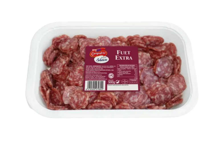  FUET SIN PIEL LONCHEADO 500 GR