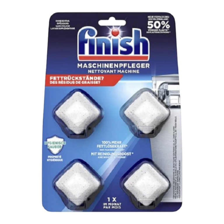 FINISH LIMPIAMAQUINAS PASTILLAS 4UDS