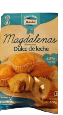 MARDEL MAGDALENA DULCE DE LECHE 220G