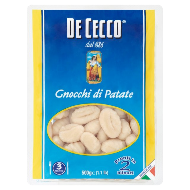 DE CECCO GNOCCHIS DE POMMES DE TERRE 500G