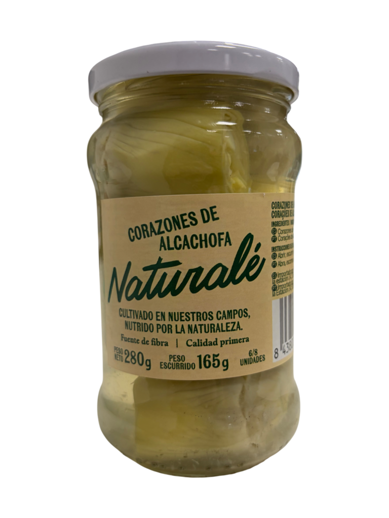 NATURALÉ CORAZONES DE ALCACHOFA 165G