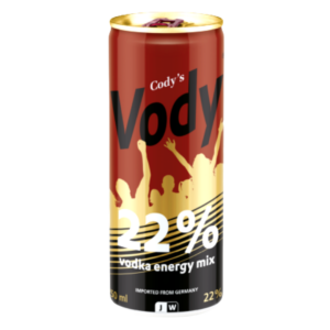 VODY VODKA ENERGY 22% 25CL