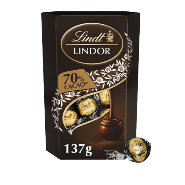 LINDT LINDOR CORNET CHOCO NEGRO 137G