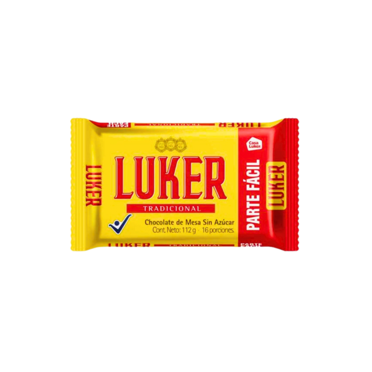 LUKER CHOCOLATE AMARGO S/AZUCAR 112G
