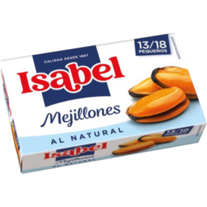ISABEL MEJILLÓN AL NATURAL 13/18 LATA 69G