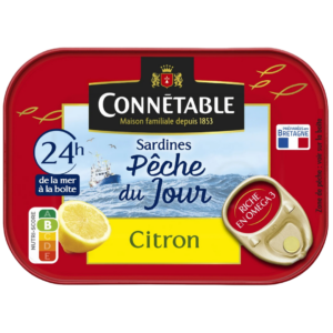 CONNETABLE SARDINES AU CITRON 115G