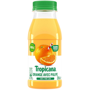 TROPICANA JUS D'ORANGE AVEC PULPE 25CL