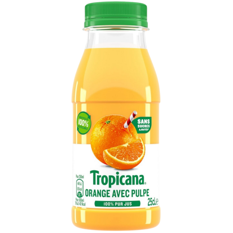 TROPICANA JUS D'ORANGE AVEC PULPE 25CL