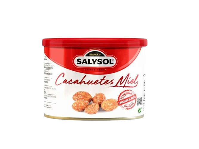 SALYSOL CACAHUETES C/ MIELY SAL LATA250G