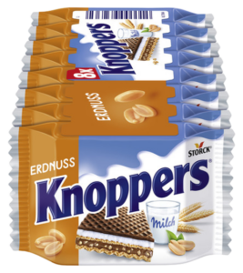 KNOPPERS BARQUILLO PEANUT 8X25G